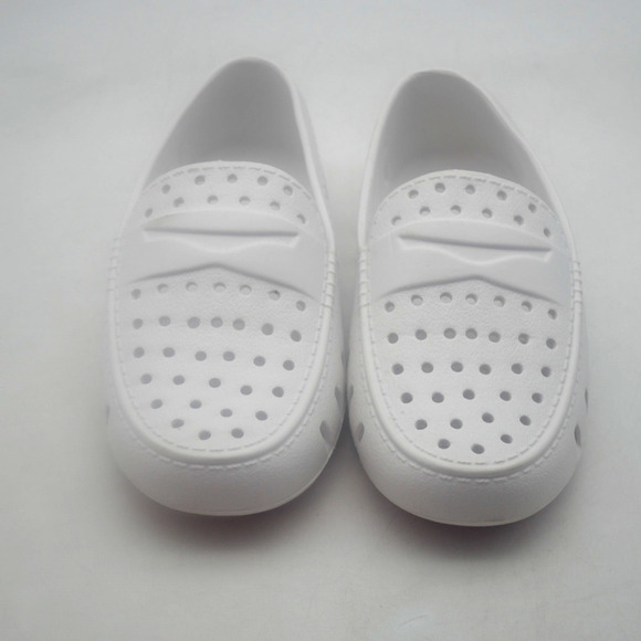 Floafers Prodigy Loafers Water Slip On Shoes Toddler Little  Girls 8 White Pink - Picture 5 of 8